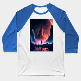 Beyond Chaos: Cosmic Beauty Baseball T-Shirt